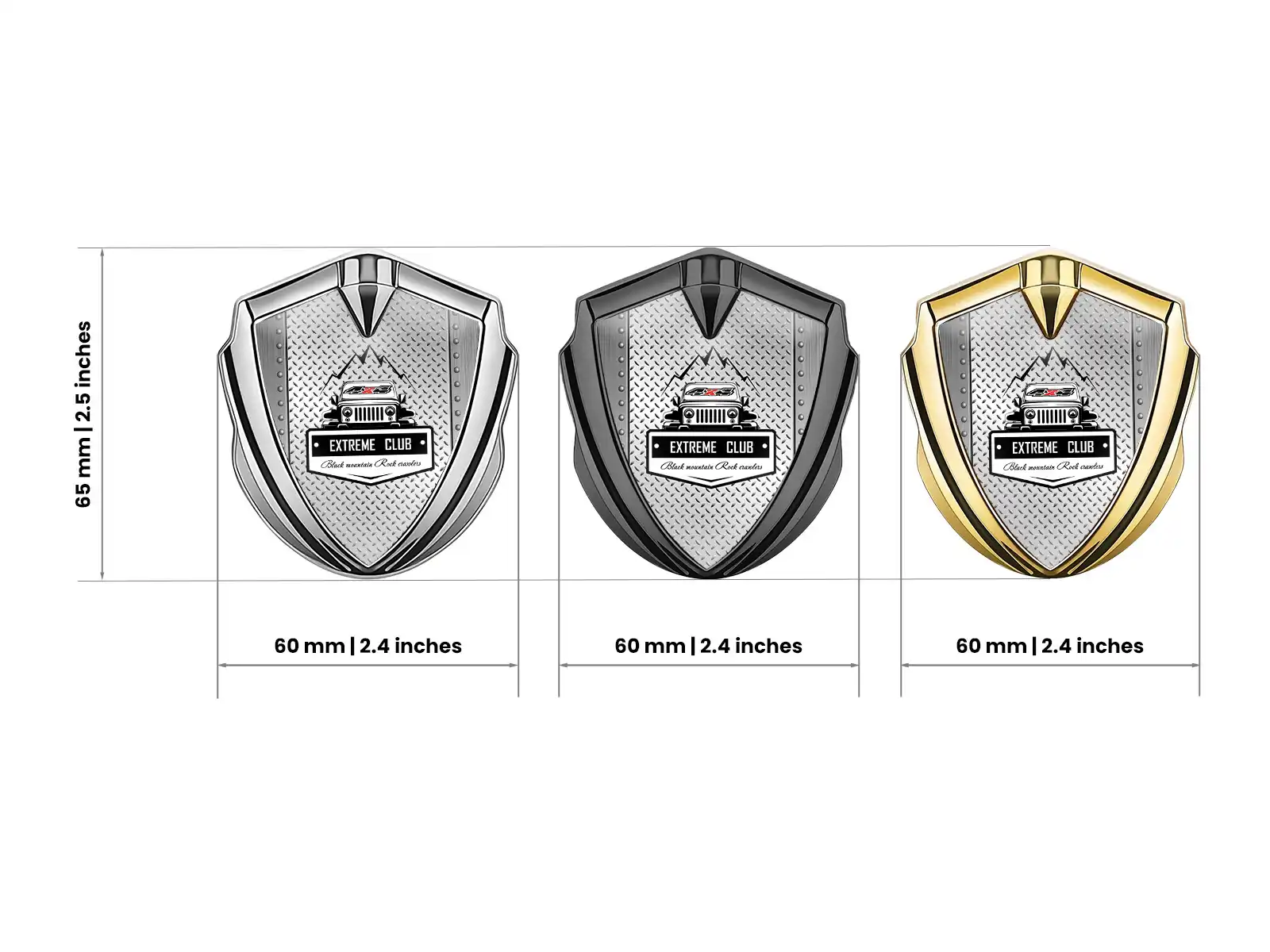 High End Car Logo Badges Durable Style